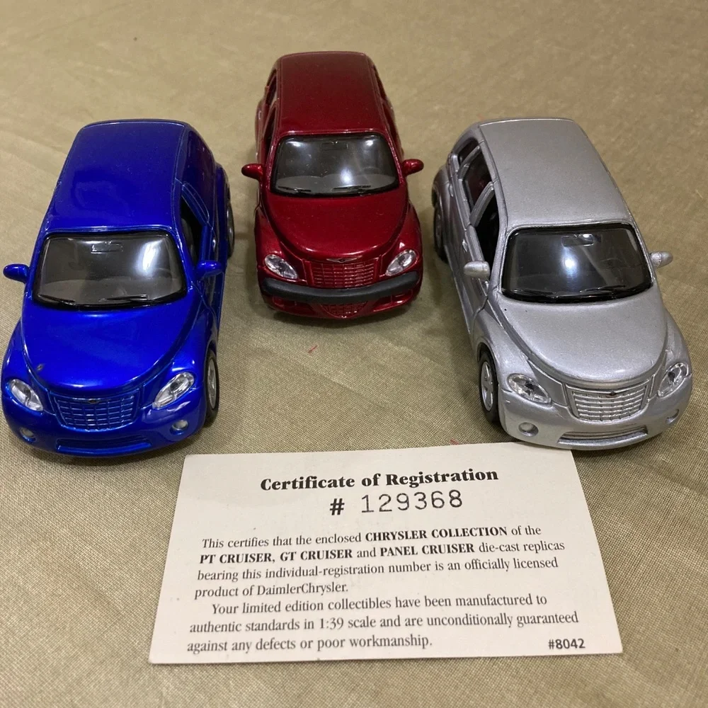 NWT Chrysler Collection PT Cruiser, GT Cruiser, Panel Cruiser,  1:39 sca…